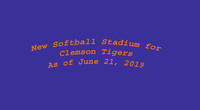 Clemson University's New Women's Softball Stadium
